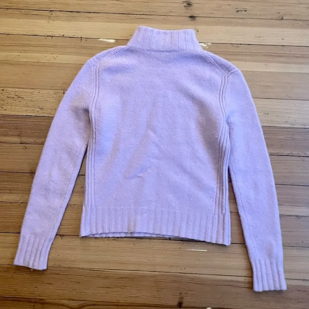 J. Crew Point Sur mock neck sweater in supersoft yarn. Size XS.